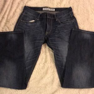 Express men’s dark wash jeans